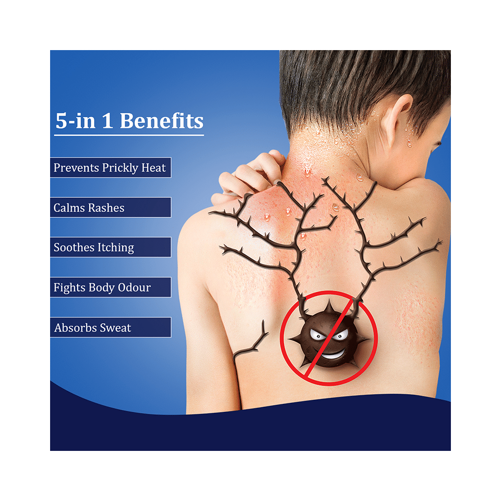 Nycil Cool Gulabjal Prickly Heat Talcum Powder with Nycil 50gm Germ Expert Talc Free - Image 6