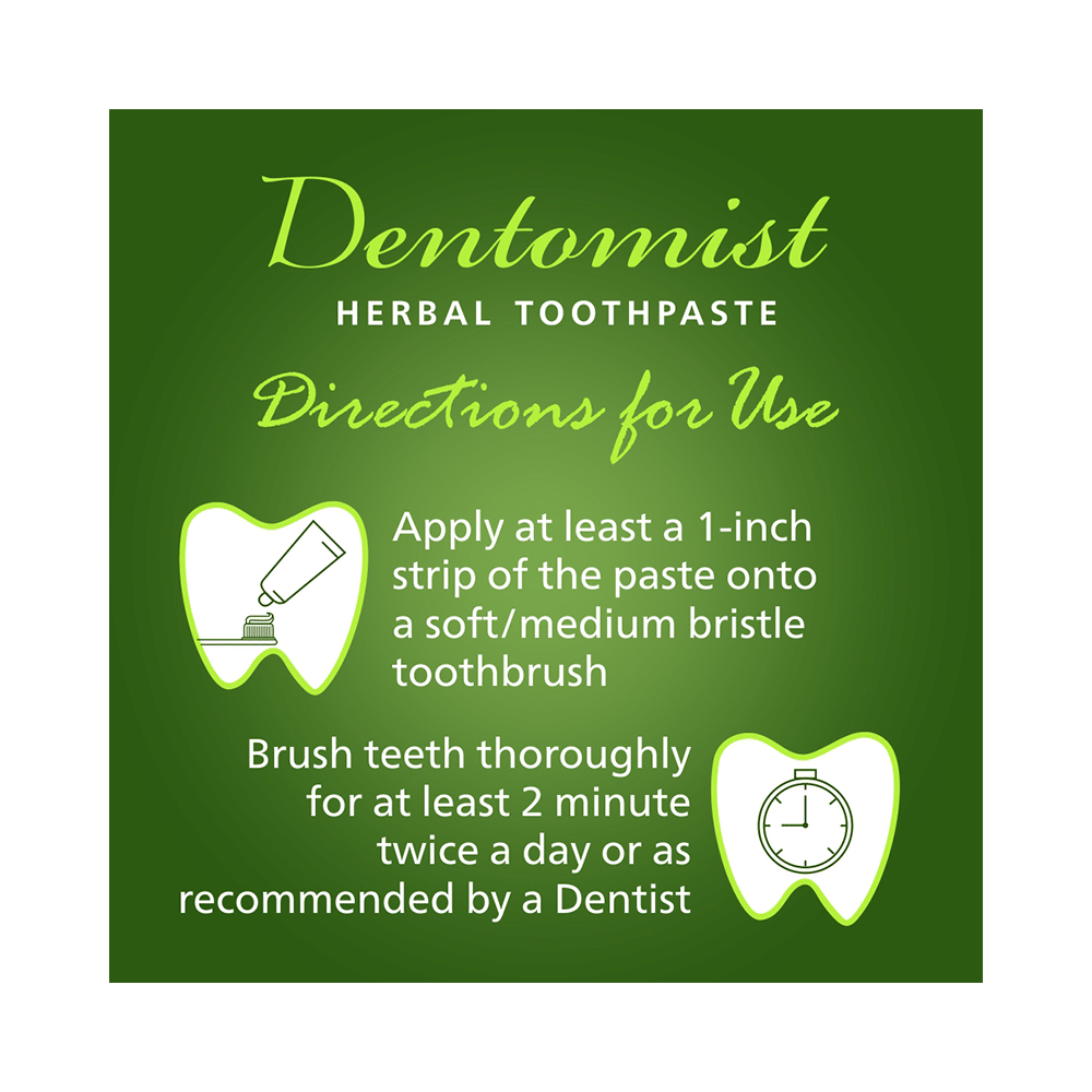 Dentomist Herbal Toothpaste (50gm Each) - Image 9
