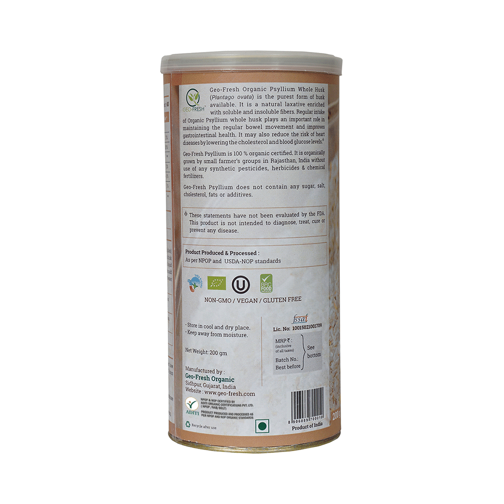 Geo Fresh Organic Psyllium Whole Husk - Image 3