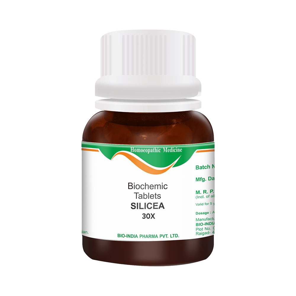 Bio India Silicea Biochemic Tablet 30X - Image 1