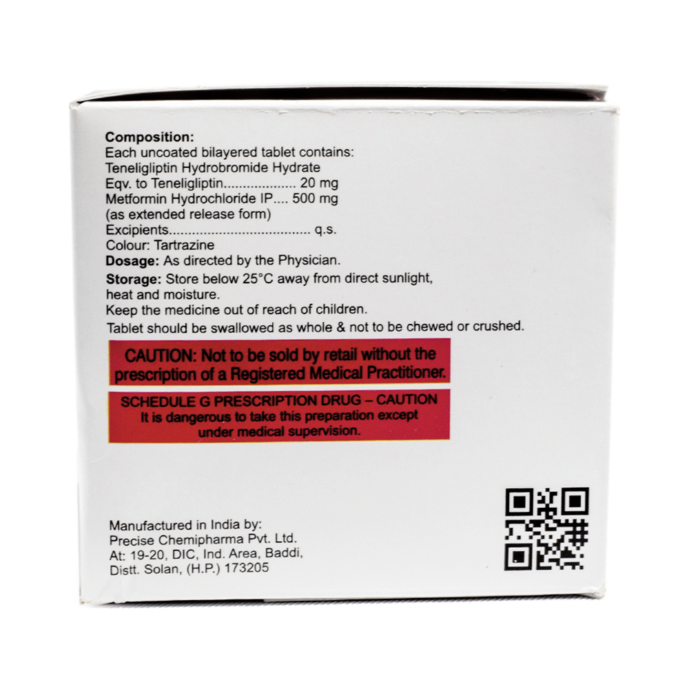 Y Glipt M 500mg/20mg Tablet ER - Image 3