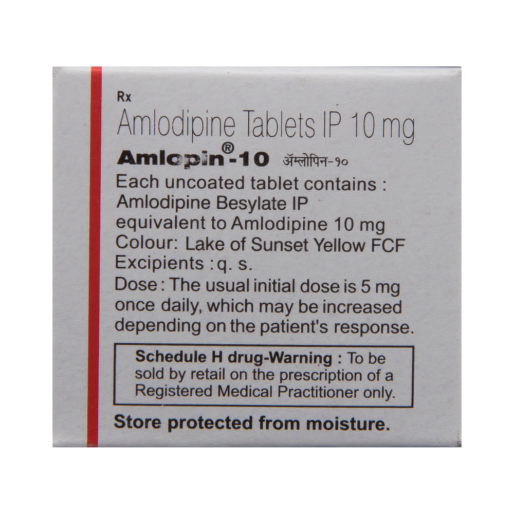 Amlopin 10 Tablet - Image 3