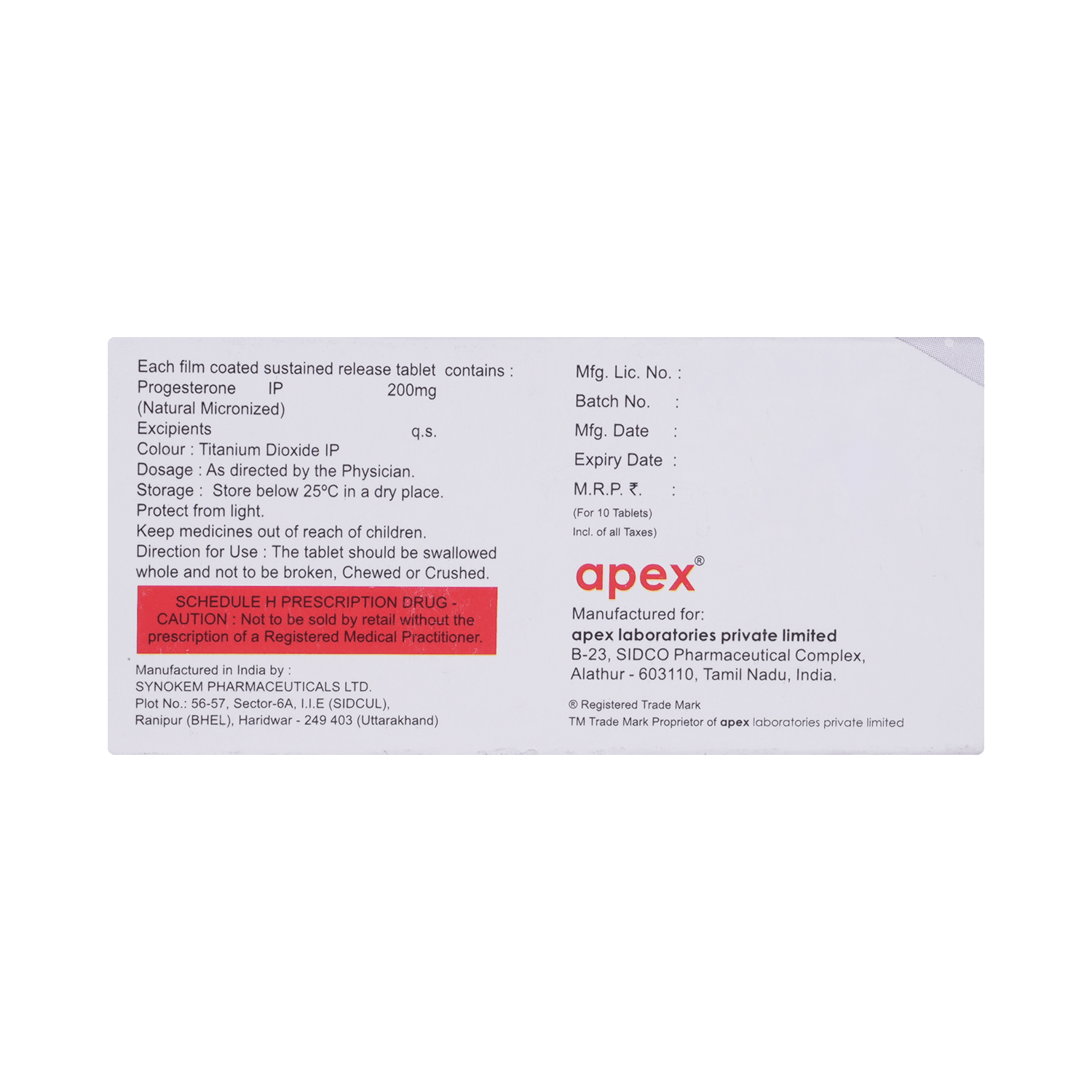 Evazeal 200 SR Tablet - Image 3