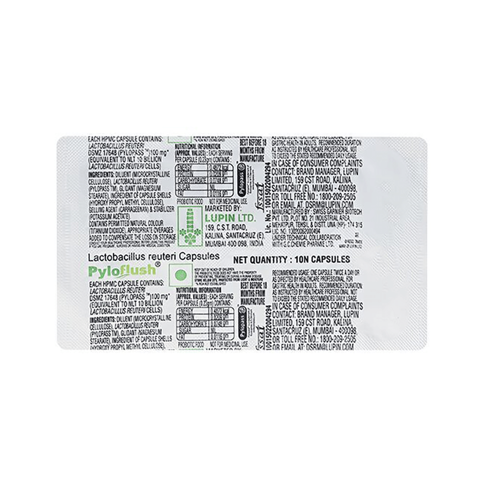 Pyloflush Probiotic Capsule for Gut Health - Image 3