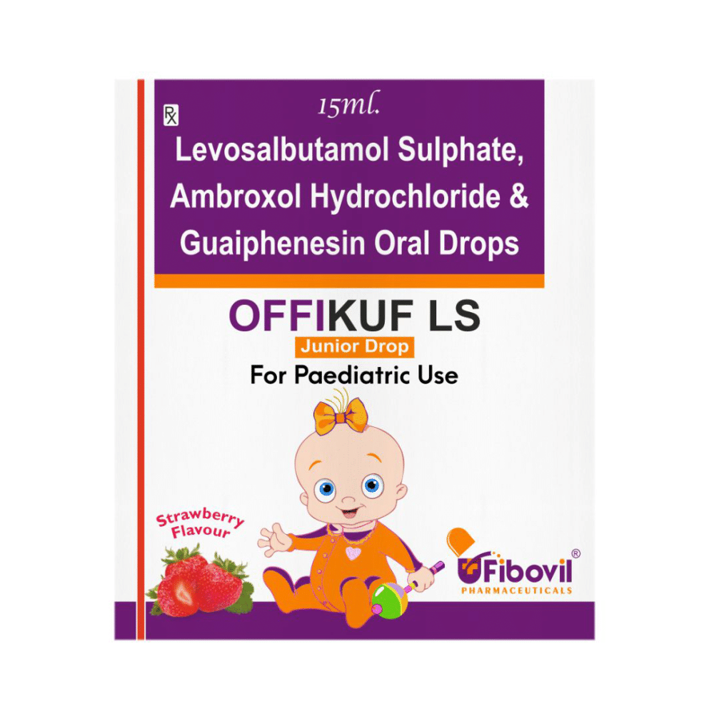 Offikuf LS Junior Oral Drops Strawberry - Image 1