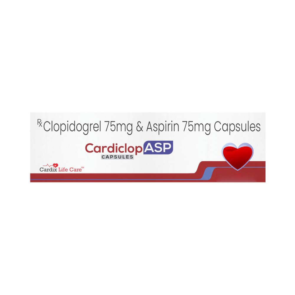 Cardiclop ASP 75mg/75mg Capsule