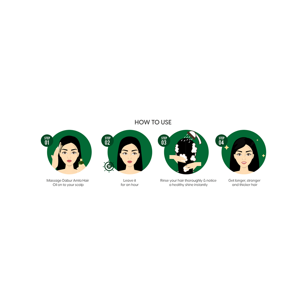 Dabur Amla Hair Oil | For Stronger, Longer & Thicker Hair - Image 9