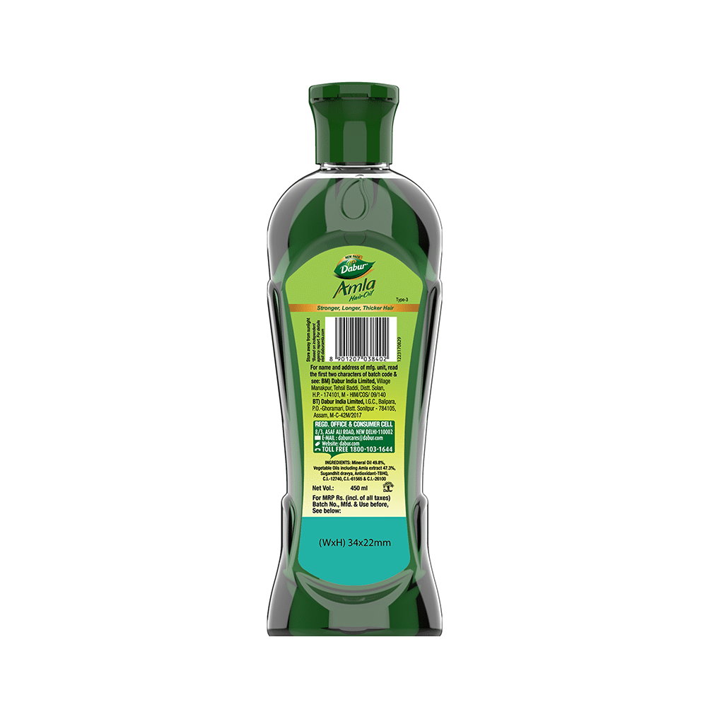 Dabur Amla Hair Oil | For Stronger, Longer & Thicker Hair - Image 4