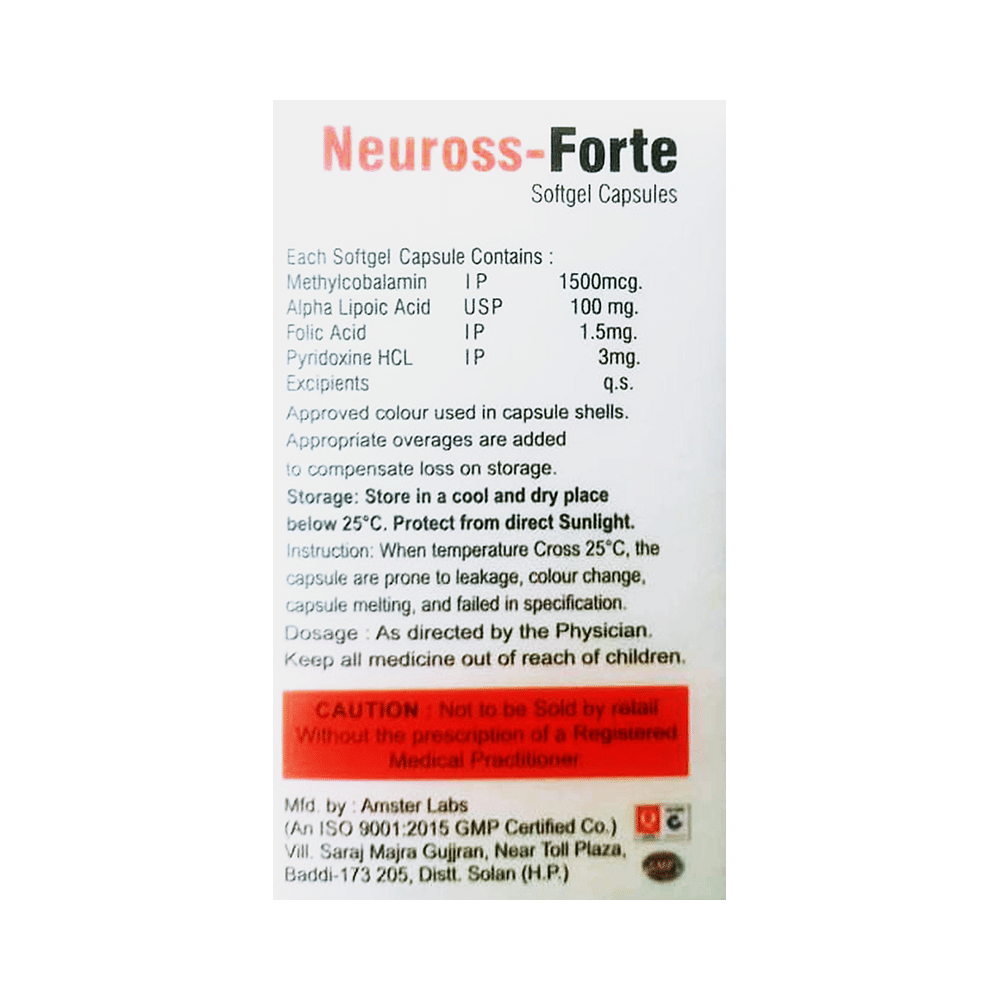 Neuross Neuross-Forte Softgel Capsule - Image 2