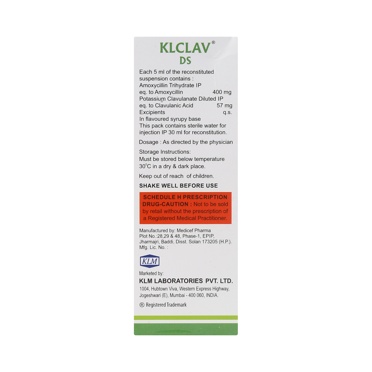 Klclav DS 457mg Oral Suspension - Image 4