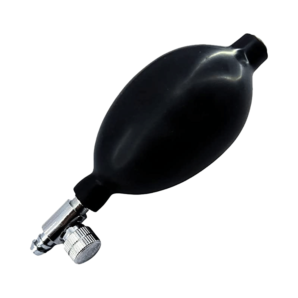 Bos Medicare Surgical Rubber Manual BP Bulb with Metal Valve  Black - Image 2