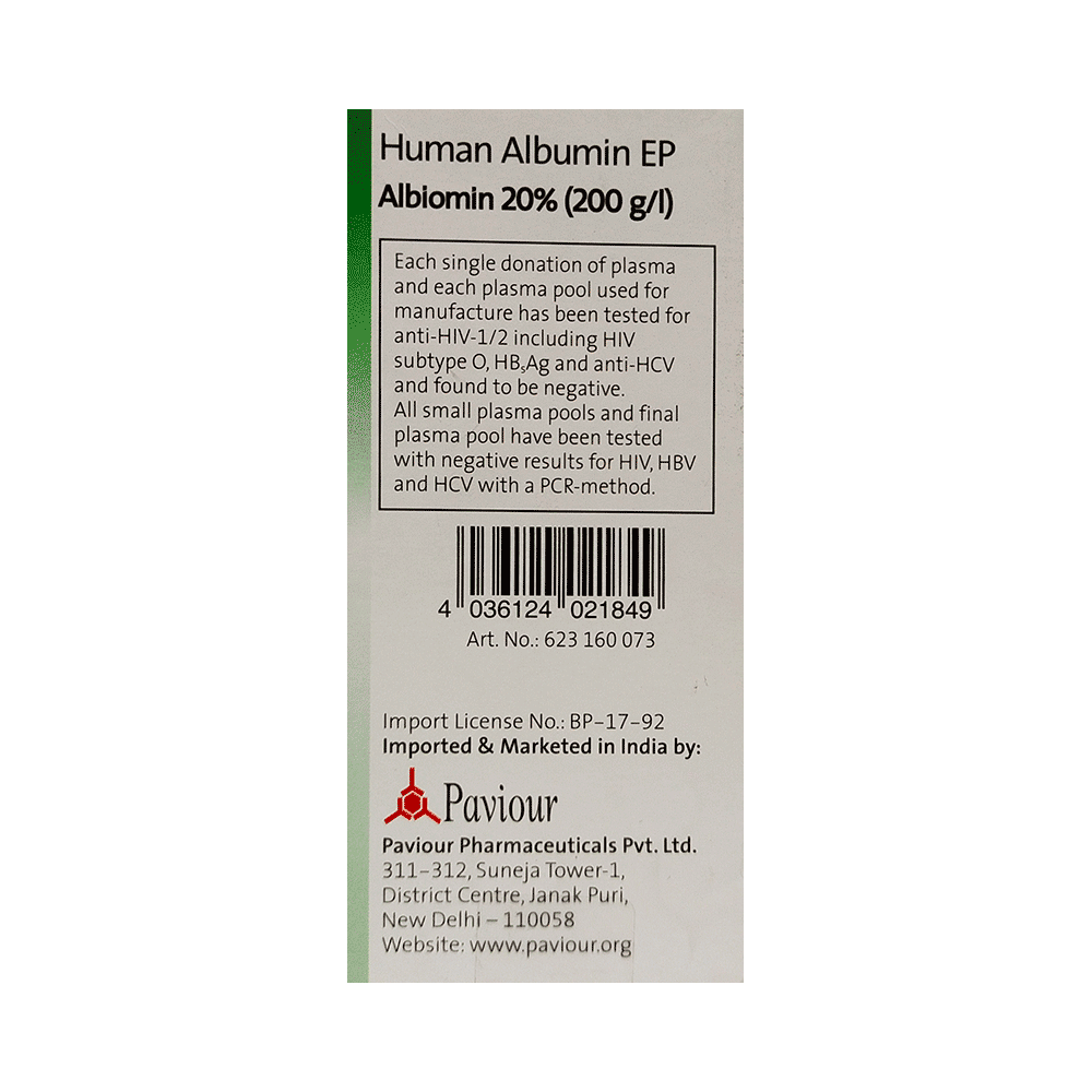Albiomin 20% Infusion - Image 3