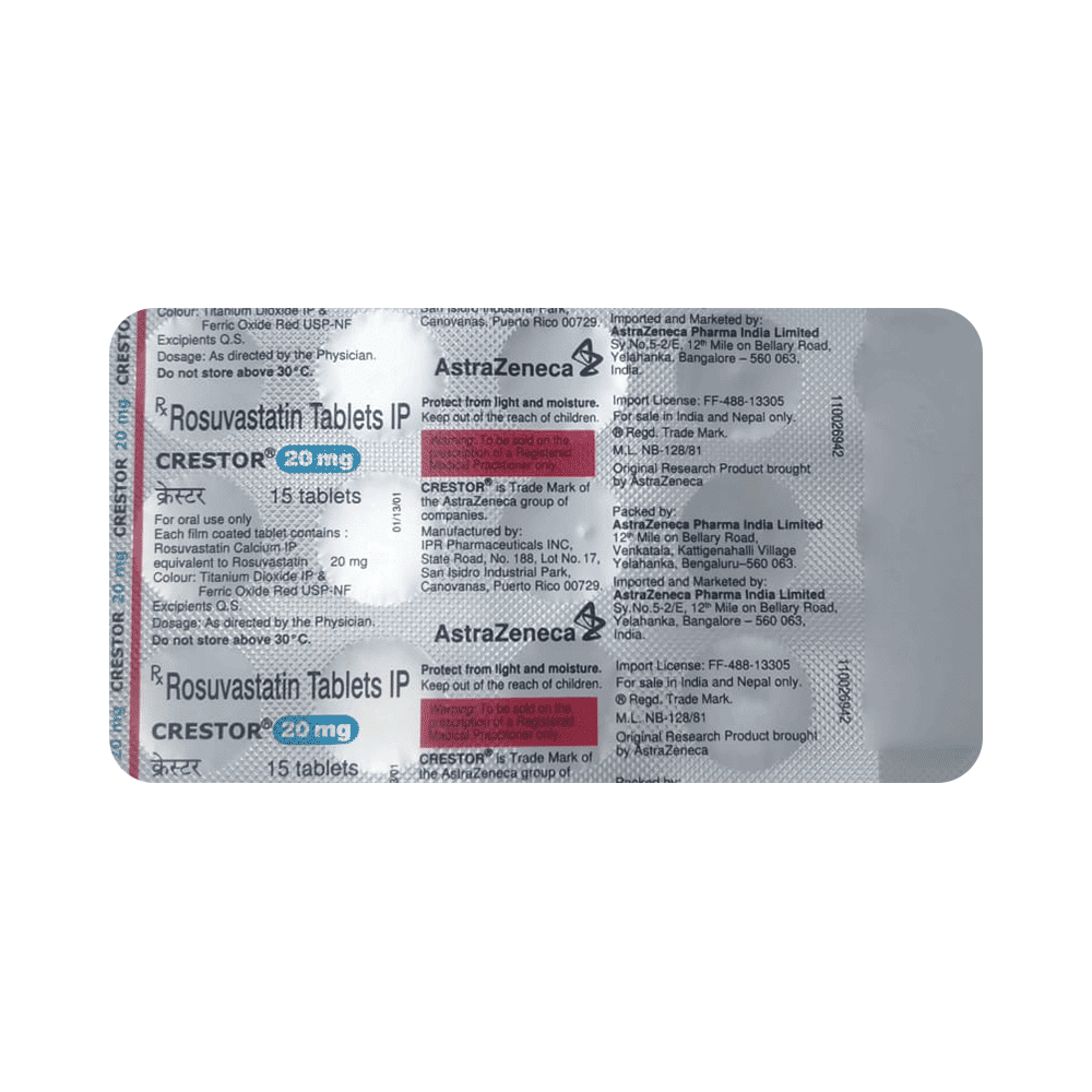 Crestor 20mg Tablet - Image 3