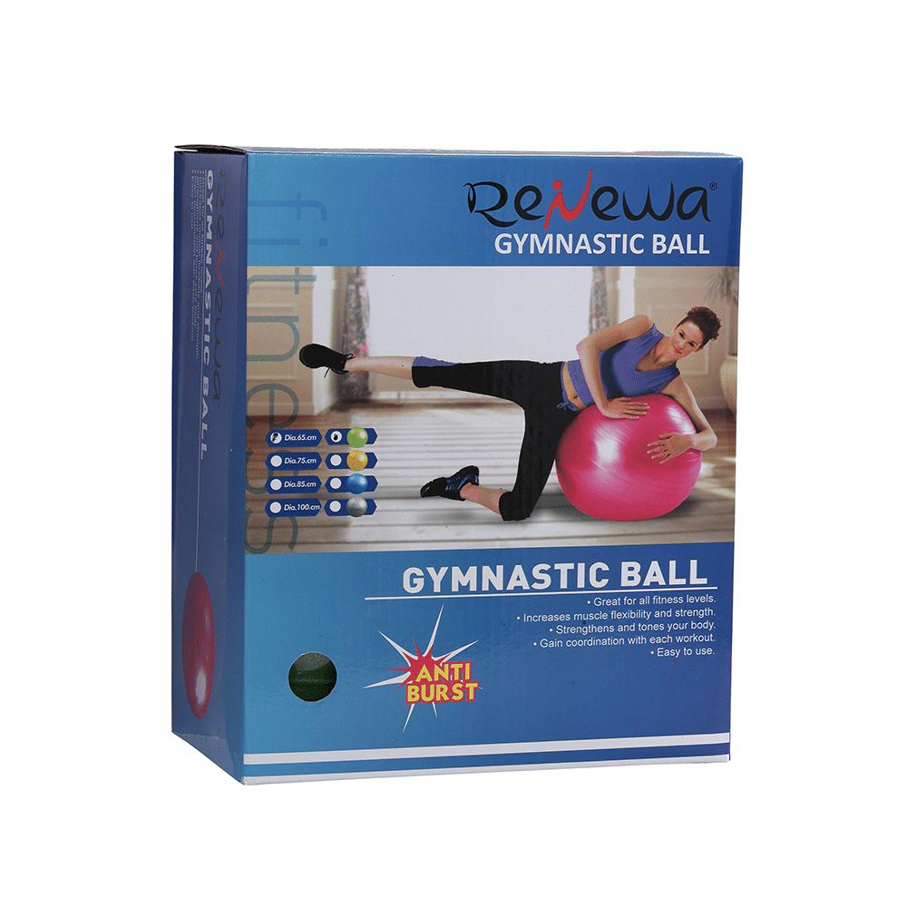 Renewa Anti Burst Gymnastic Ball with Pump 100cm - Image 2