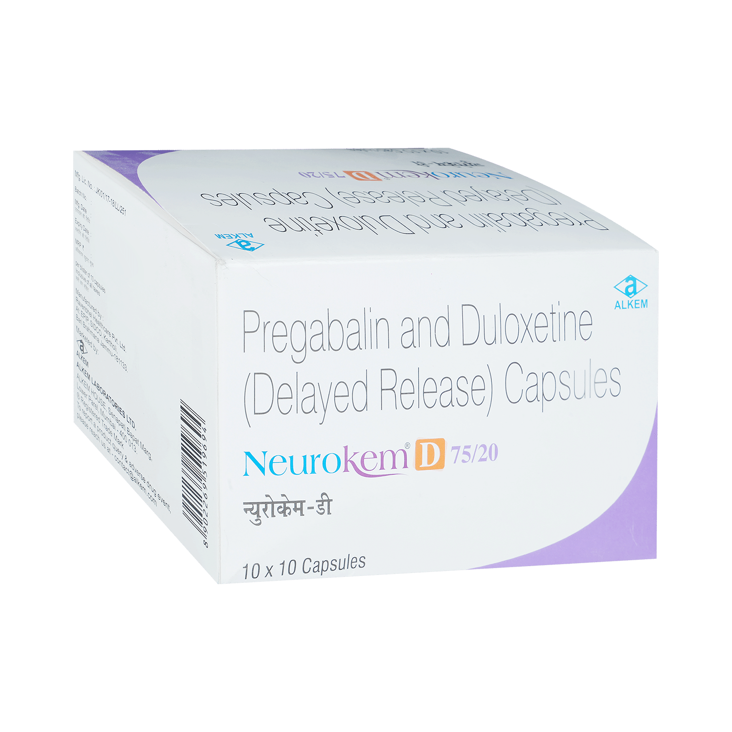 Neurokem D 75mg/20mg Capsule - Image 2