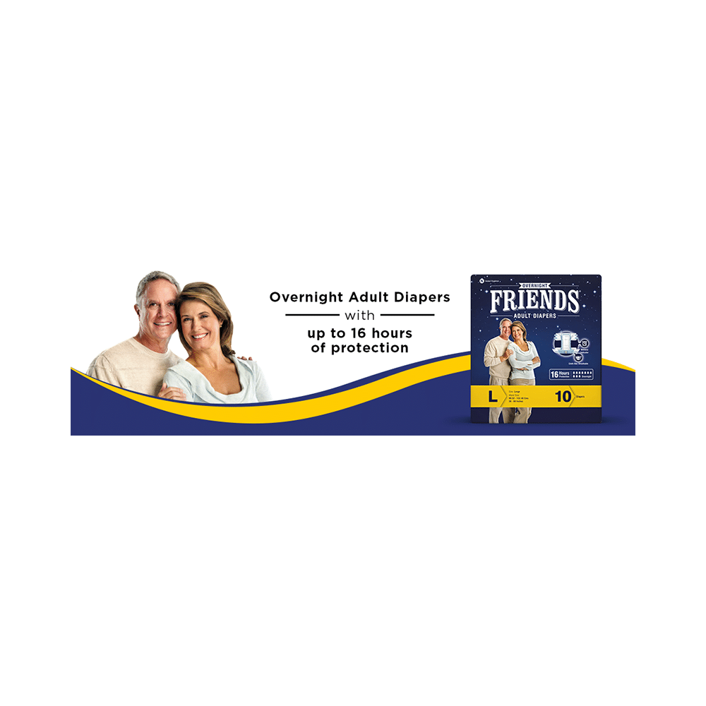 Friends Overnight Adult Diaper XL - Image 6