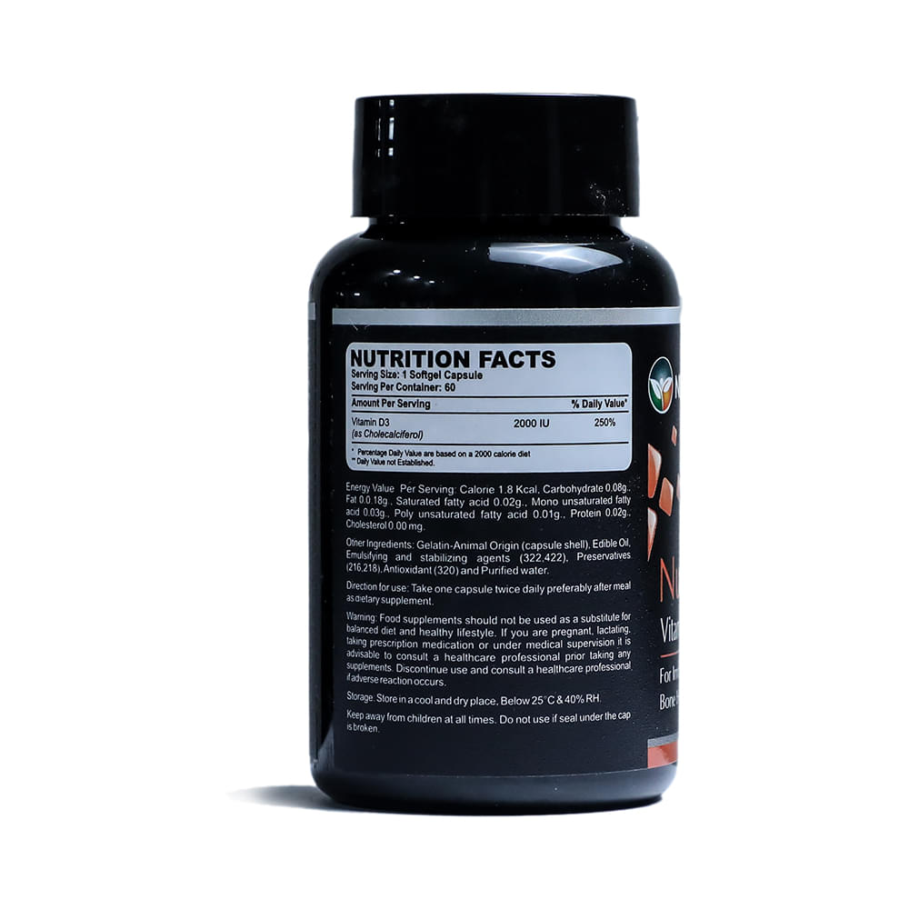 Nuvilife NuviFerol Vitamin D3 Capsule - Image 3