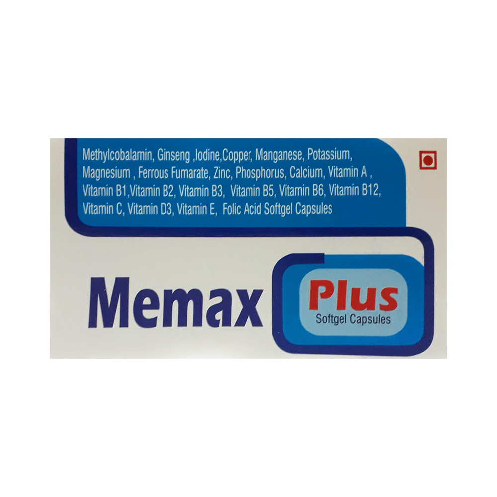 Memax Plus Softgel Capsule - Image 1