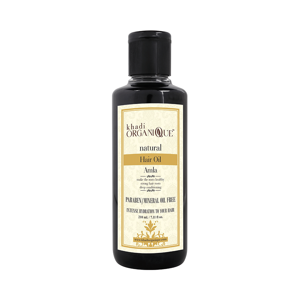 Khadi Organique Natural Hair Oil Paraben/Mineral Oil Free Amla - Image 1