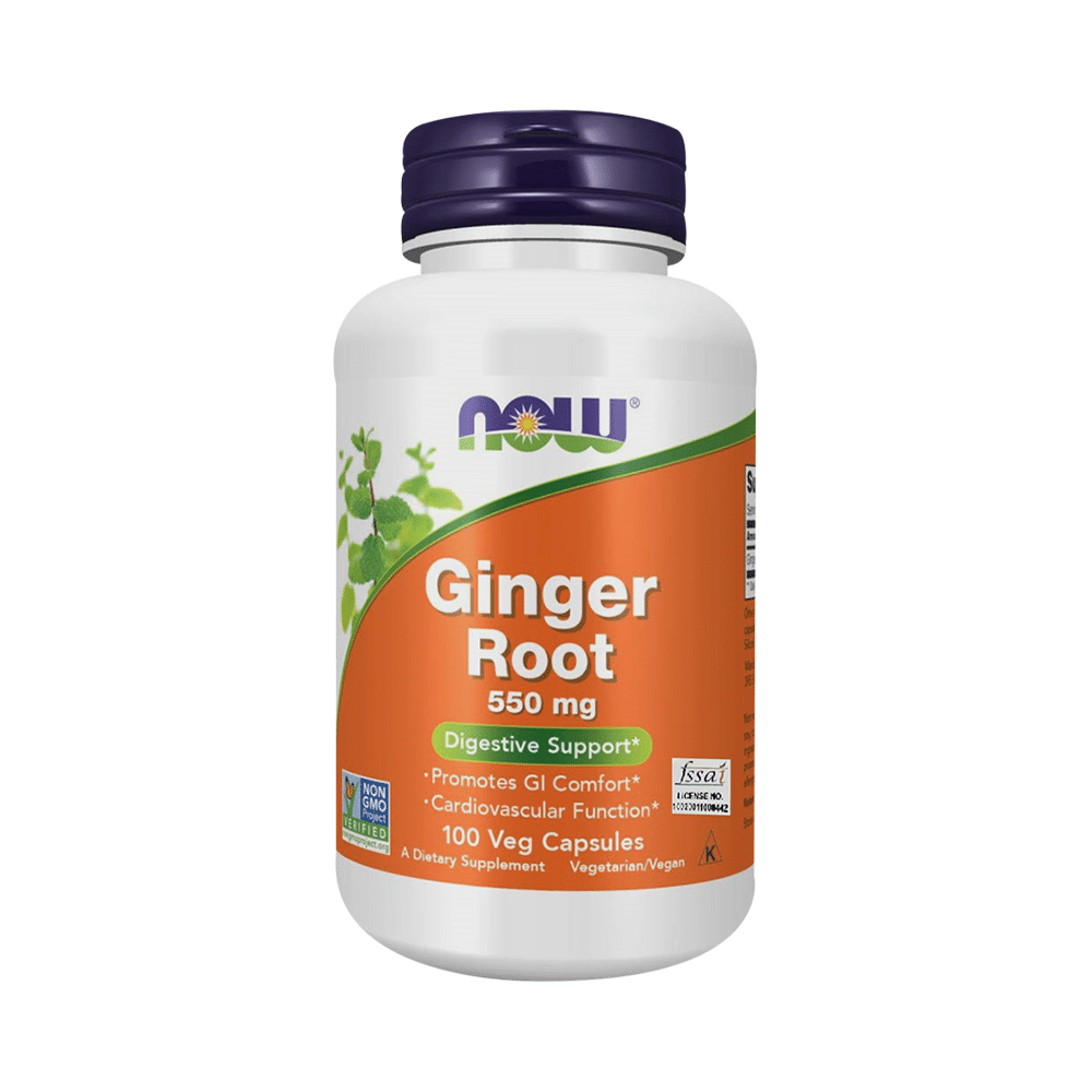 Now Foods Ginger Root 550mg Veg Capsule Vegicap