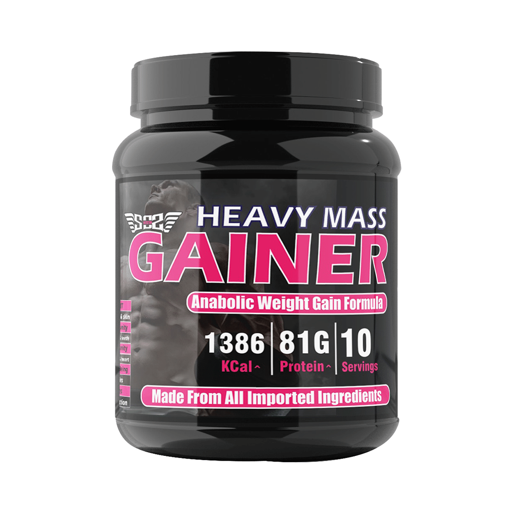 SOS Nutrition Heavy Mass Gainer Rich Strawberry - Image 1