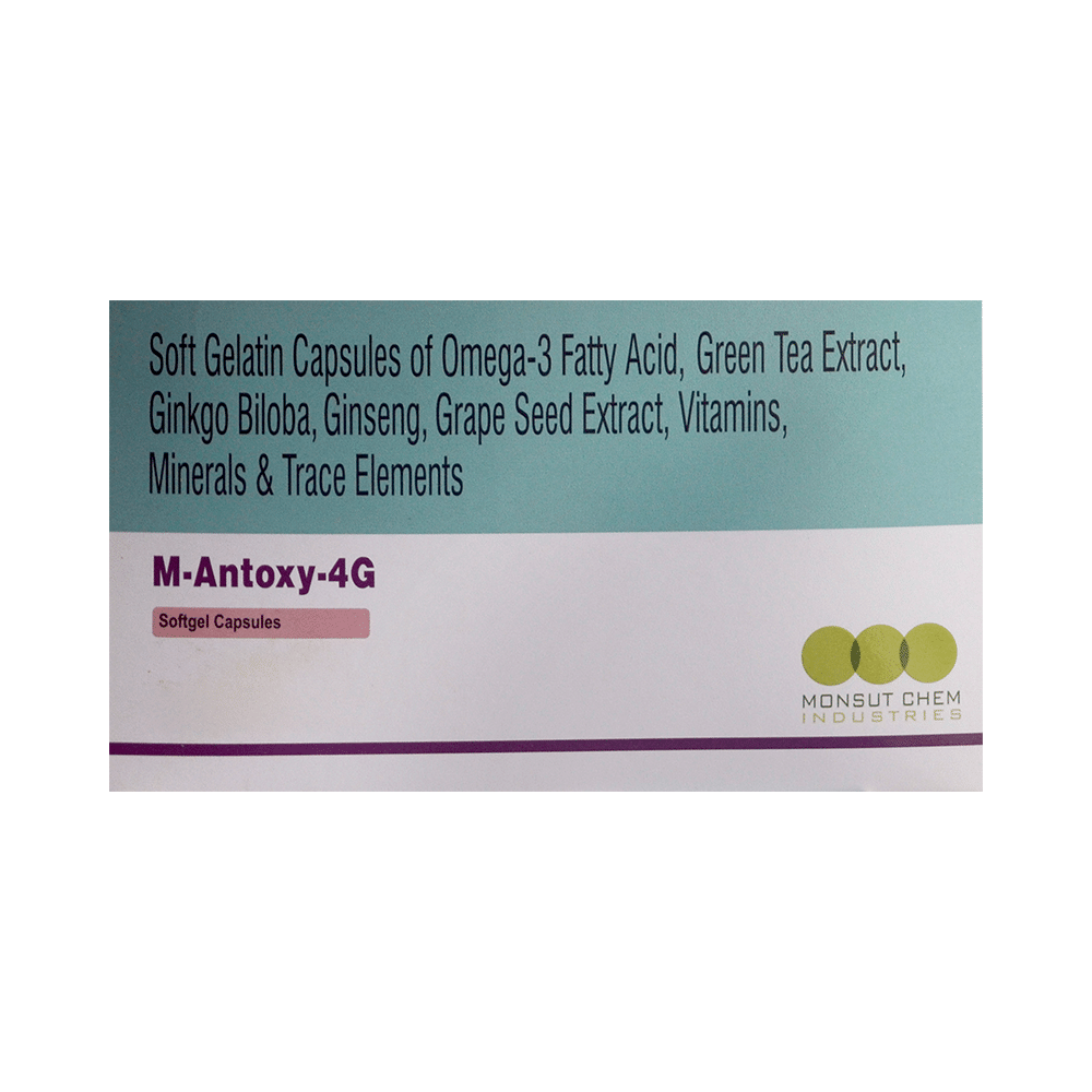 M-Antoxy 4G Softgel Capsule - Image 1