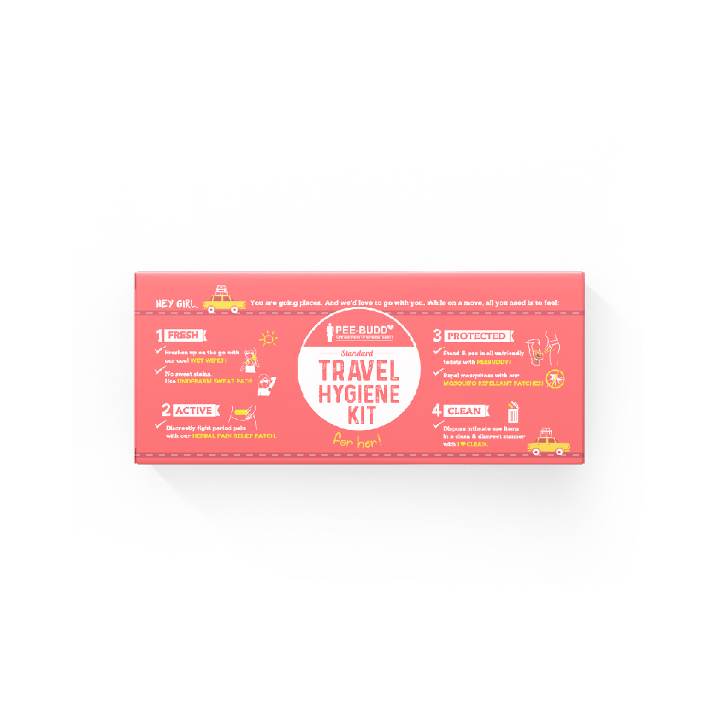 PeeBuddy Standard Travel Hygiene Kit for Her - Image 2