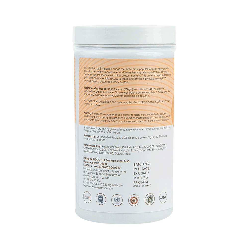 Earthsome Whey Protein Powder Gluten and Sugar Free Chocolate - Image 3