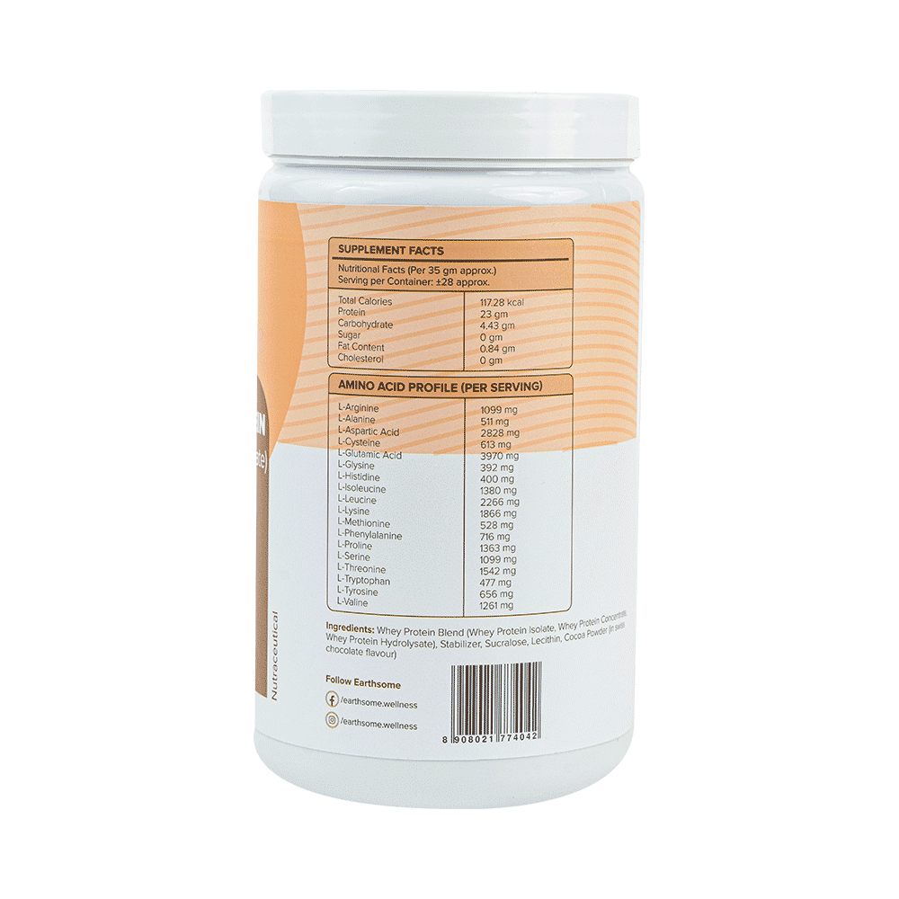 Earthsome Whey Protein Powder Gluten and Sugar Free Chocolate - Image 2
