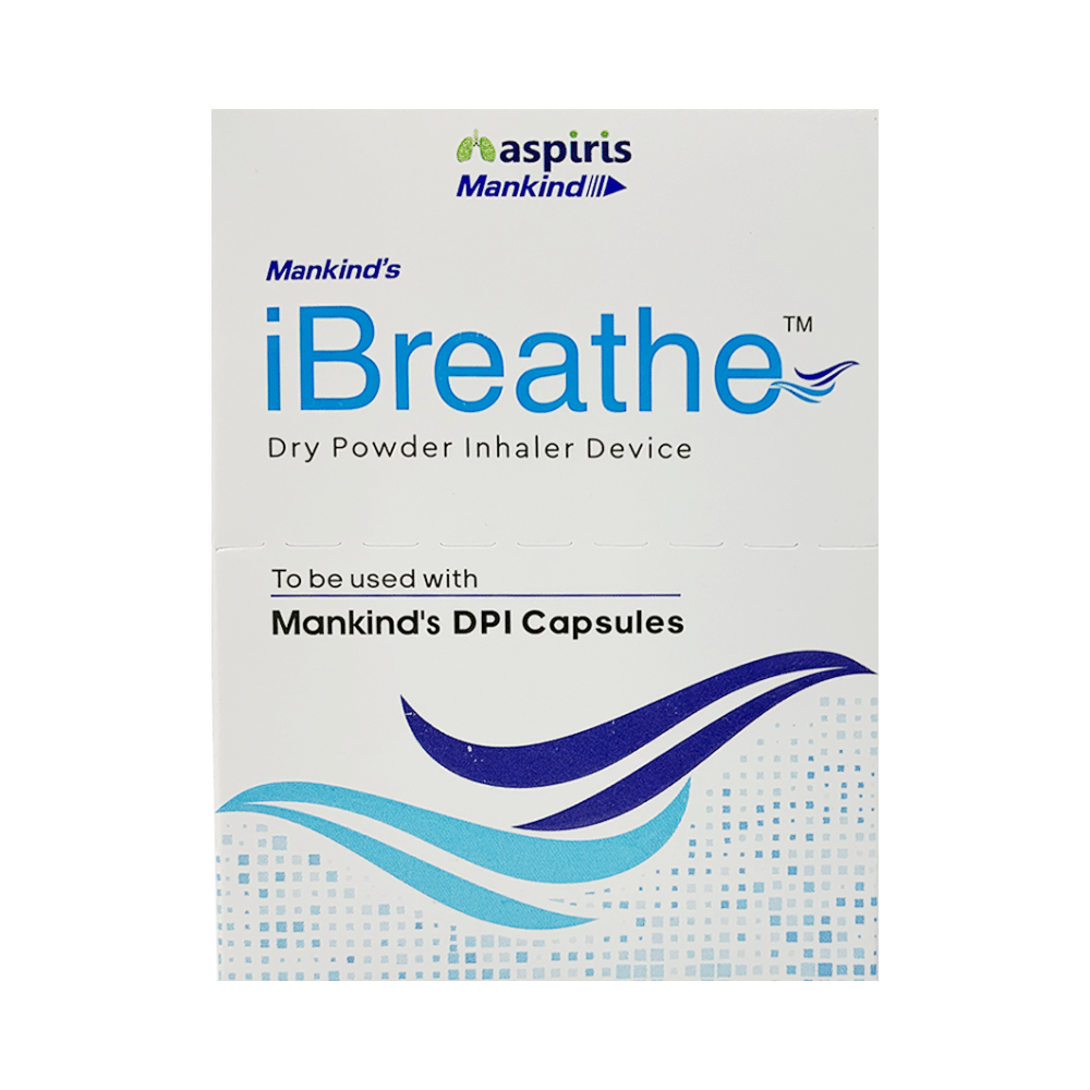 Mankind's I Breathe DPI Dry Powder Inhaler Device - Image 1