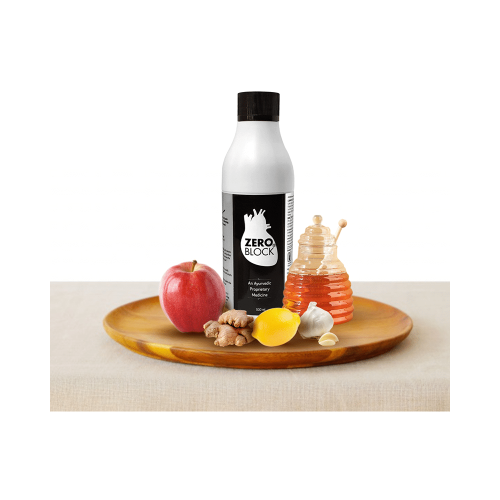 Zero Block Ayurvedic Syrup | For Heart Health (500ml Each) - Image 4