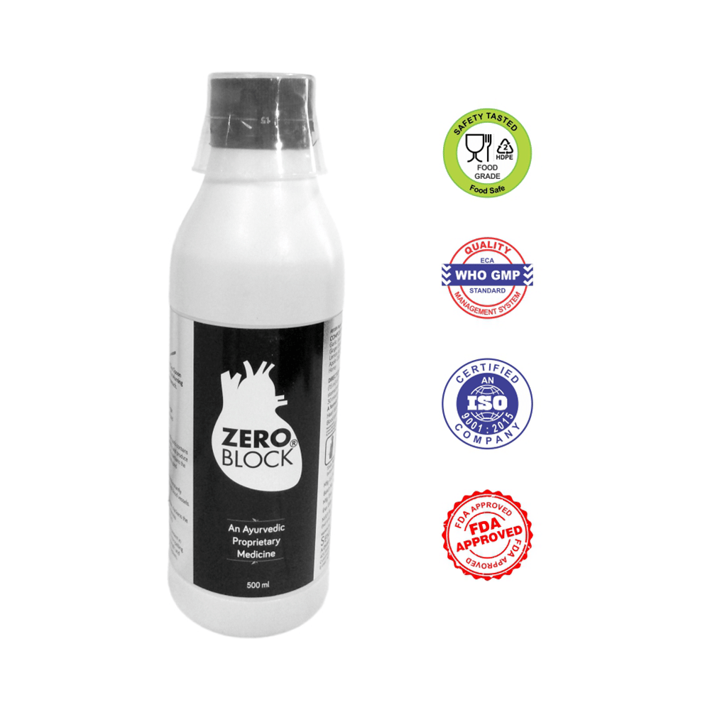 Zero Block Ayurvedic Syrup | For Heart Health (500ml Each) - Image 5