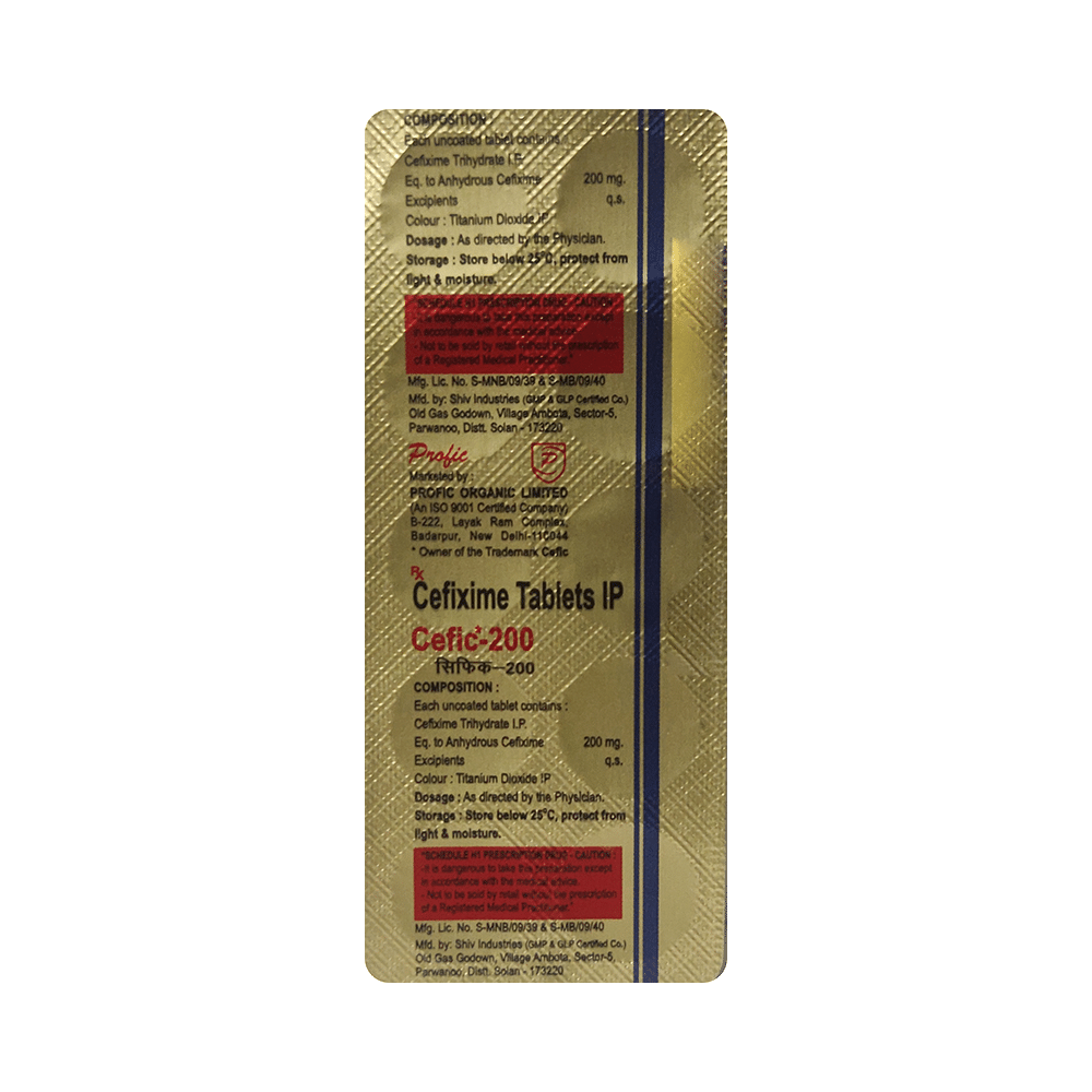 Cefic 200 Tablet - Image 3