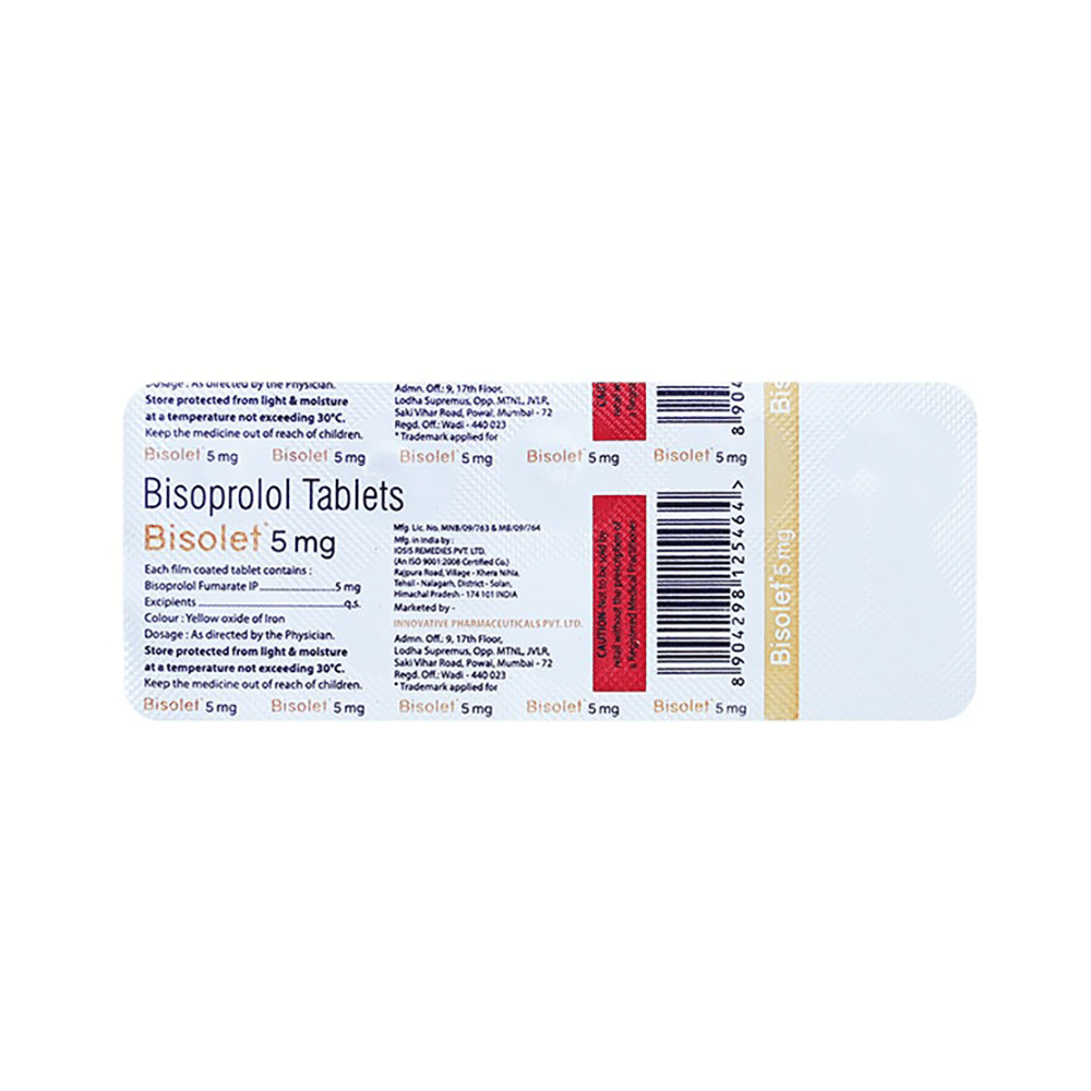 Bisolet 5mg Tablet