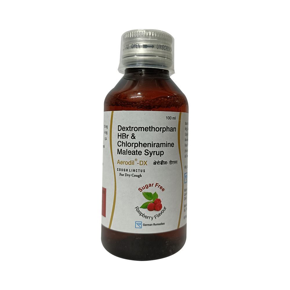 Aerodil-DX Syrup Raspberry Sugar Free - Image 1