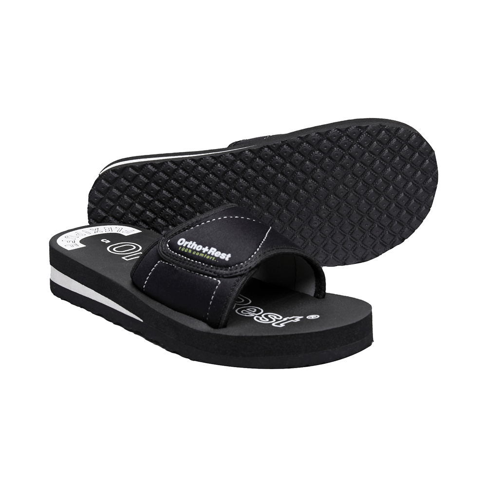 Ortho + Rest Extra Soft Sliders Flip Flop Orthopedic Slippers for Women Black 4 - Image 7