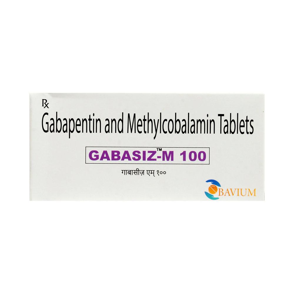 Gabasiz-M 100 Tablet - Image 1