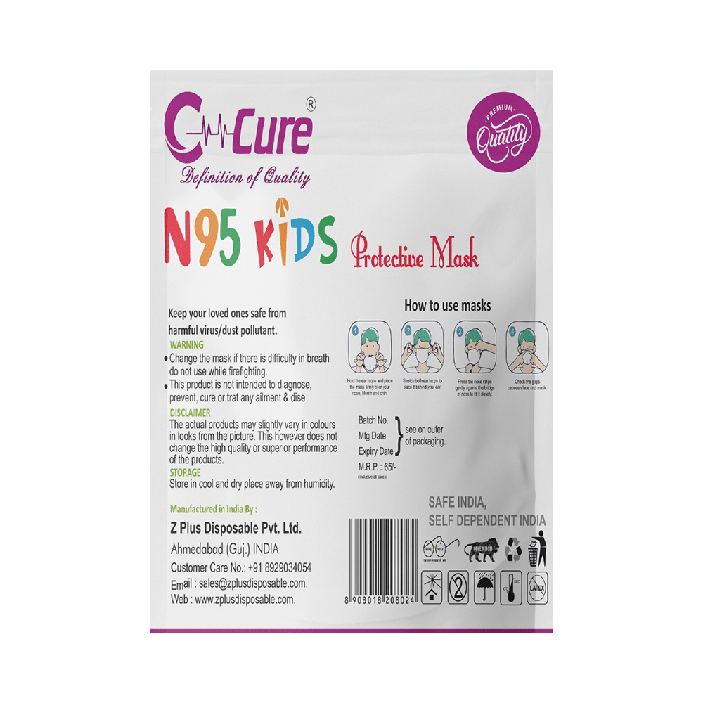C Cure N95 Kids Protective Mask - Image 2