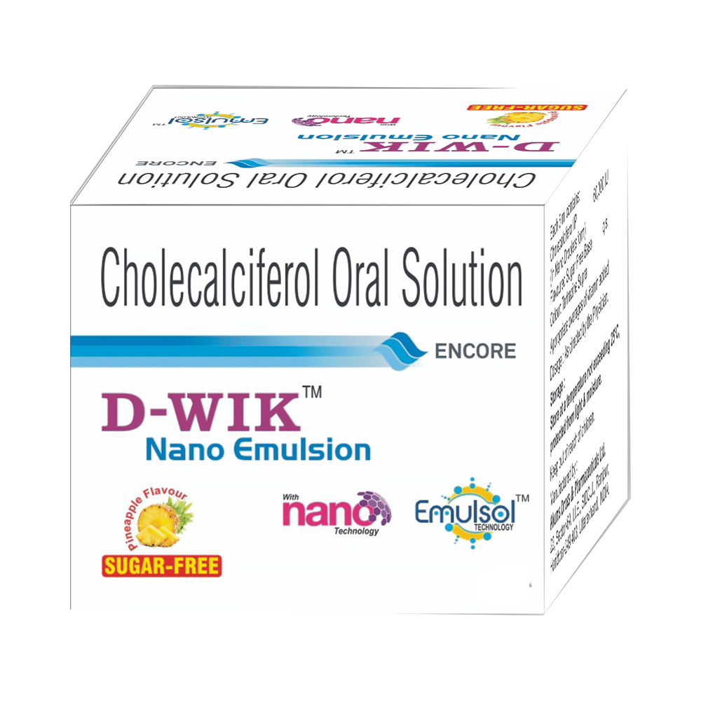 D-Wik Nano Emulsion Pineapple Sugar Free - Image 1