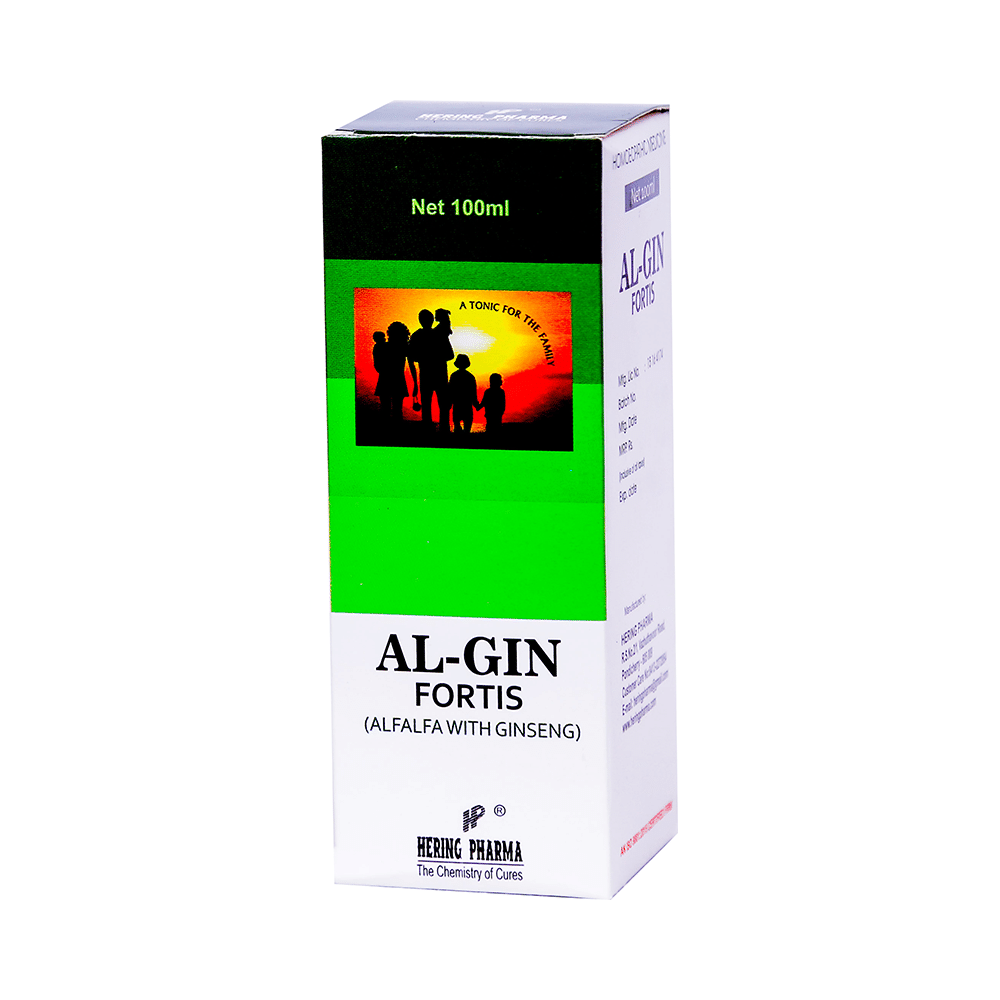 Hering Pharma Al-Gin Fortis (Alfalfa with Ginseng) Tonic - Image 1