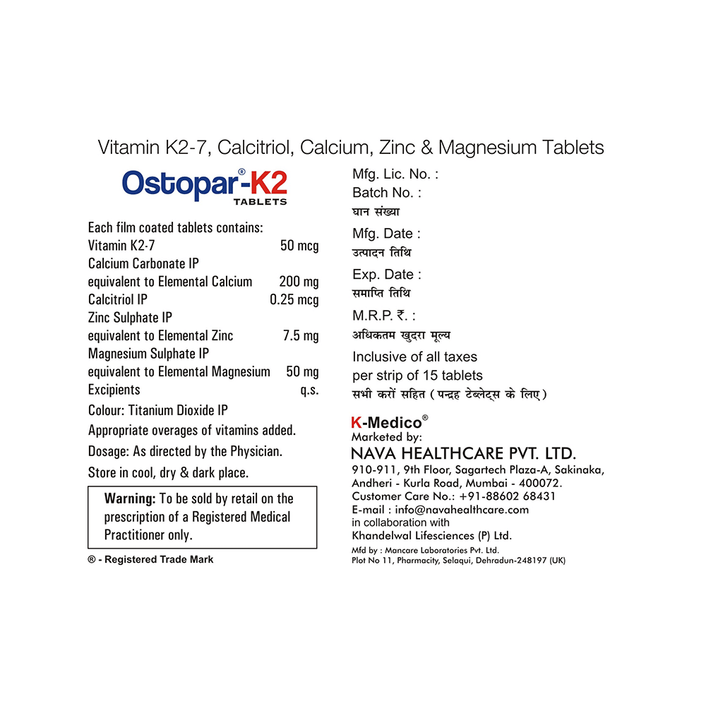 Ostopar-K2 Tablet - Image 4