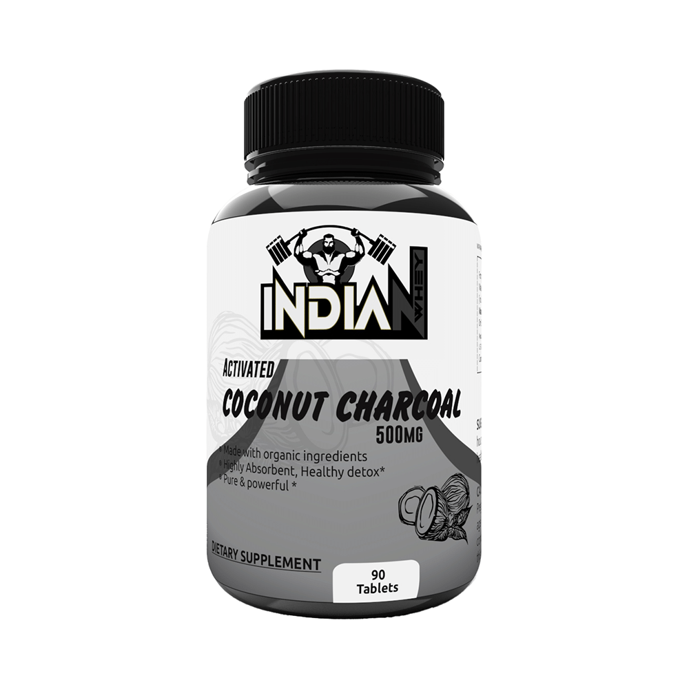 Indian Whey Activated Coconut Charcoal 500mg Tablet - Image 1