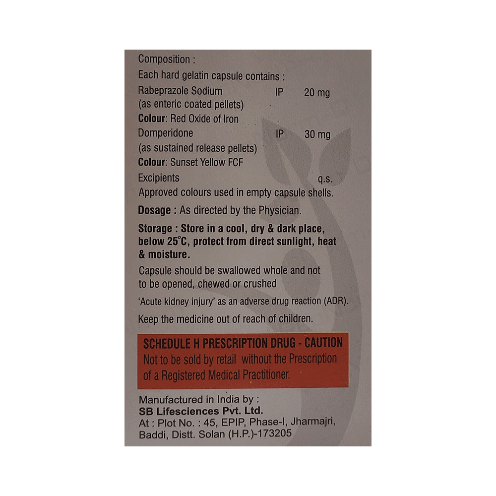 Pepnorm D 30mg/20mg Capsule - Image 2