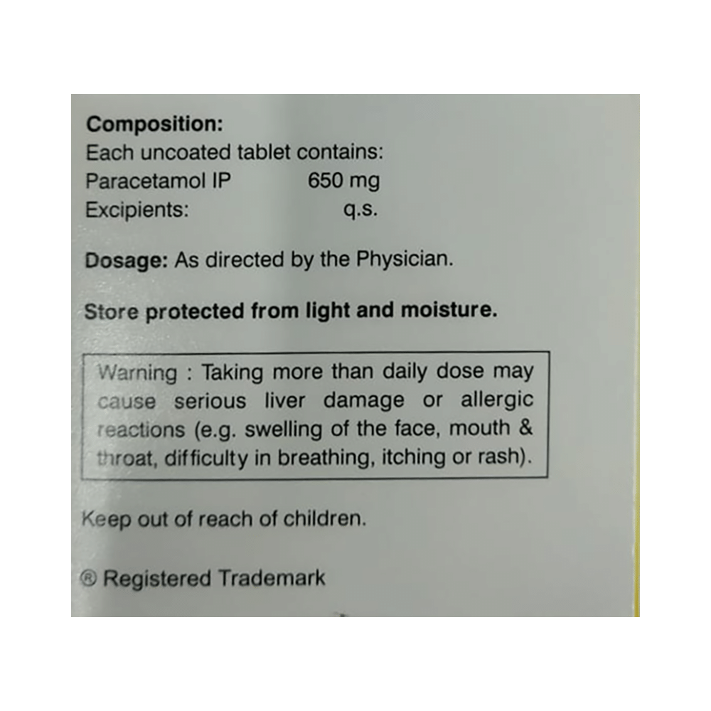 Aristomol 650 Tablet - Image 2