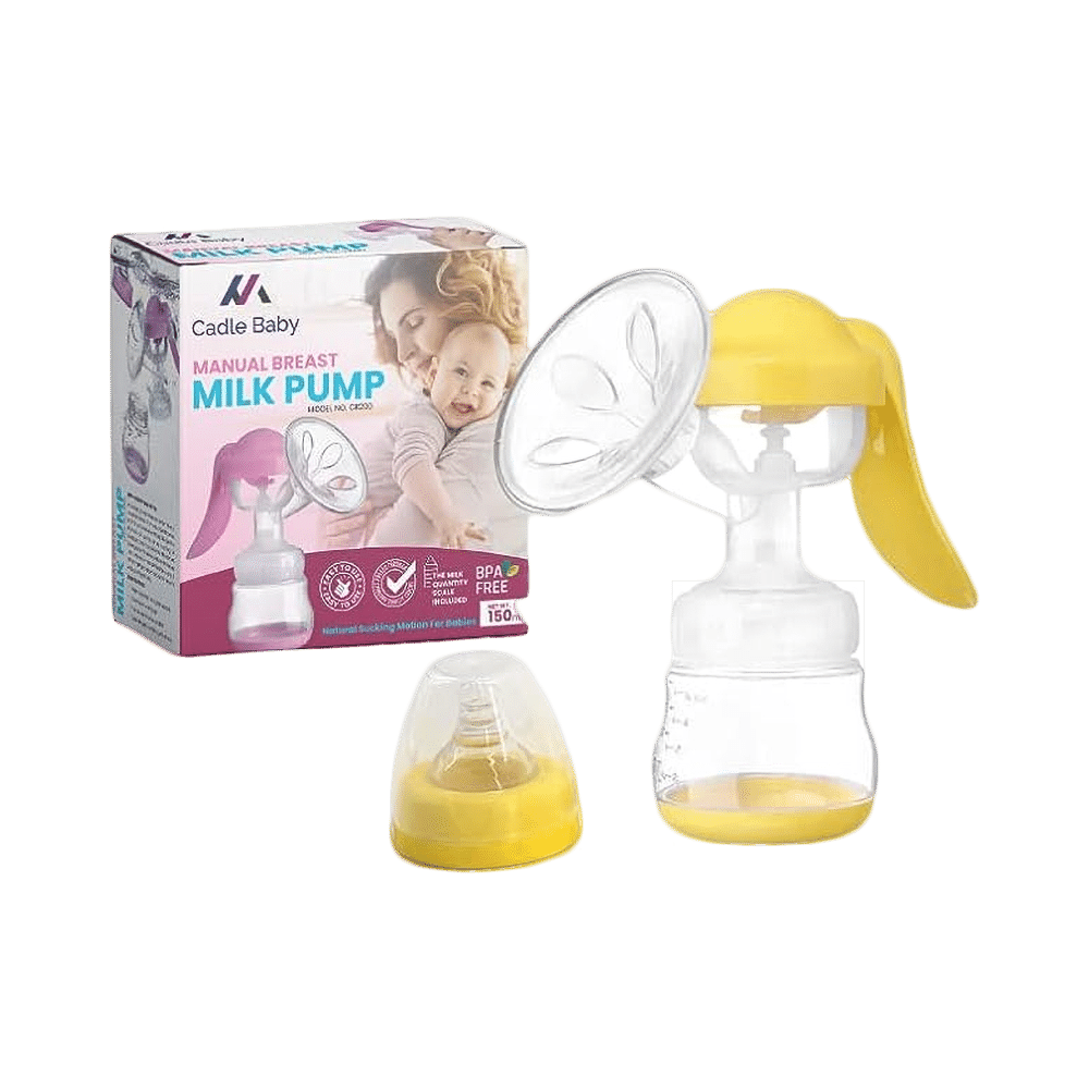 Cadle Baby Manual First Feed Breast Pump Yellow - Image 2