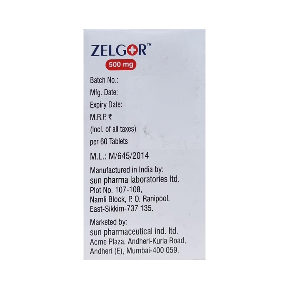 Zelgor 500mg Tablet - Image 3