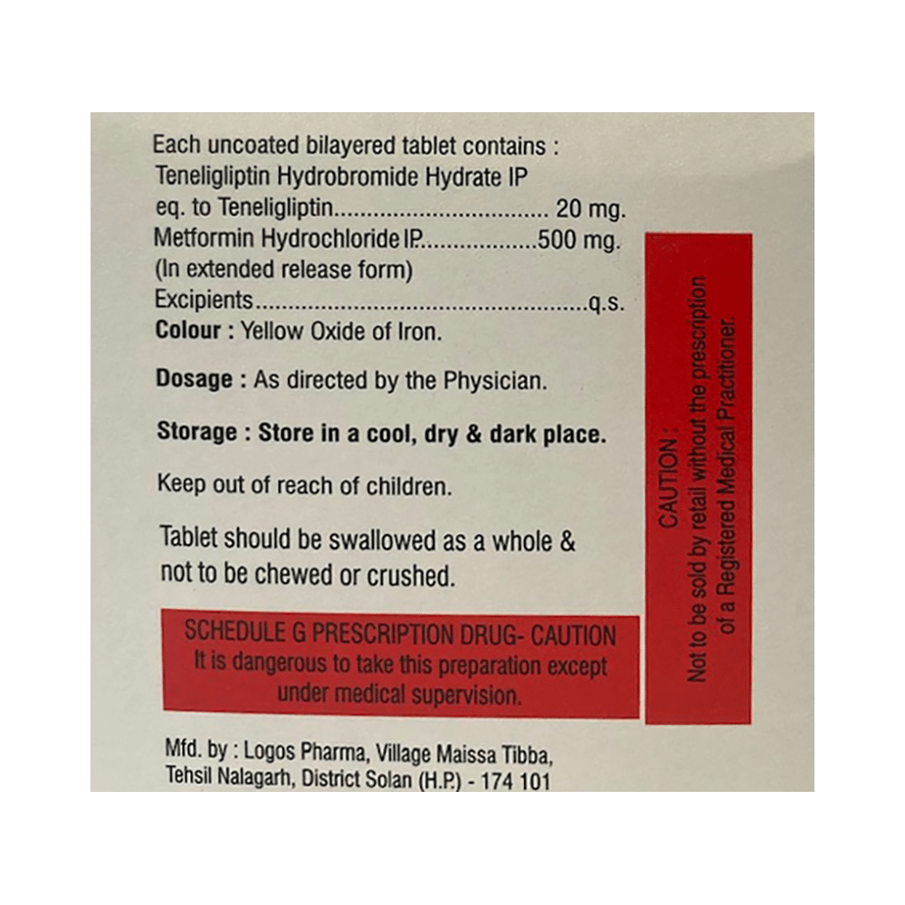 Tenlipure M 500mg/20mg Tablet - Image 2