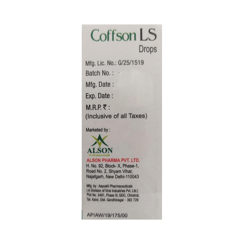 Coffson LS Oral Drops Raspberry - Image 3