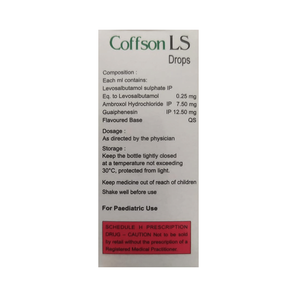 Coffson LS Oral Drops Raspberry - Image 2