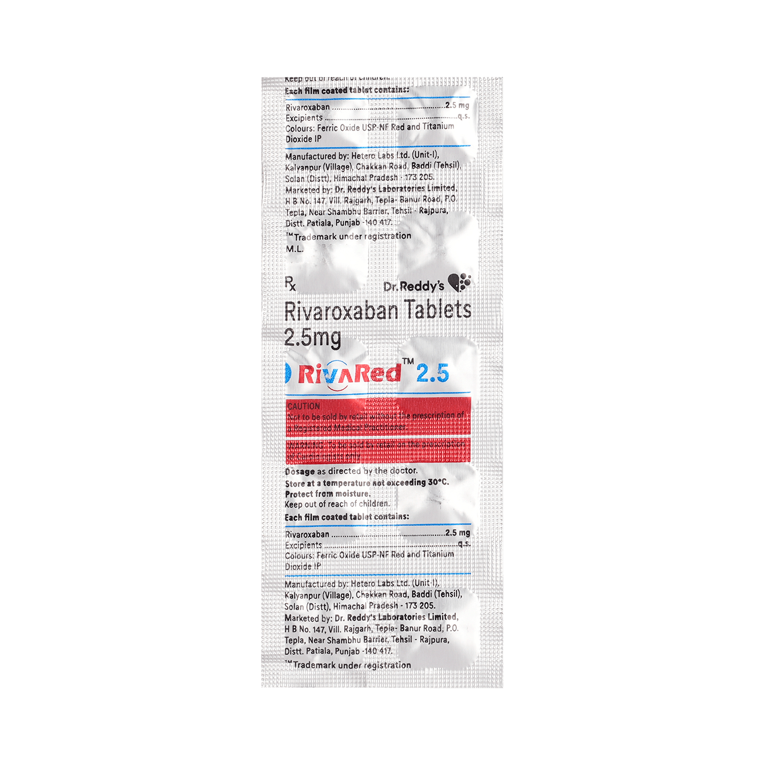 Rivared 2.5mg Tablet - Image 3